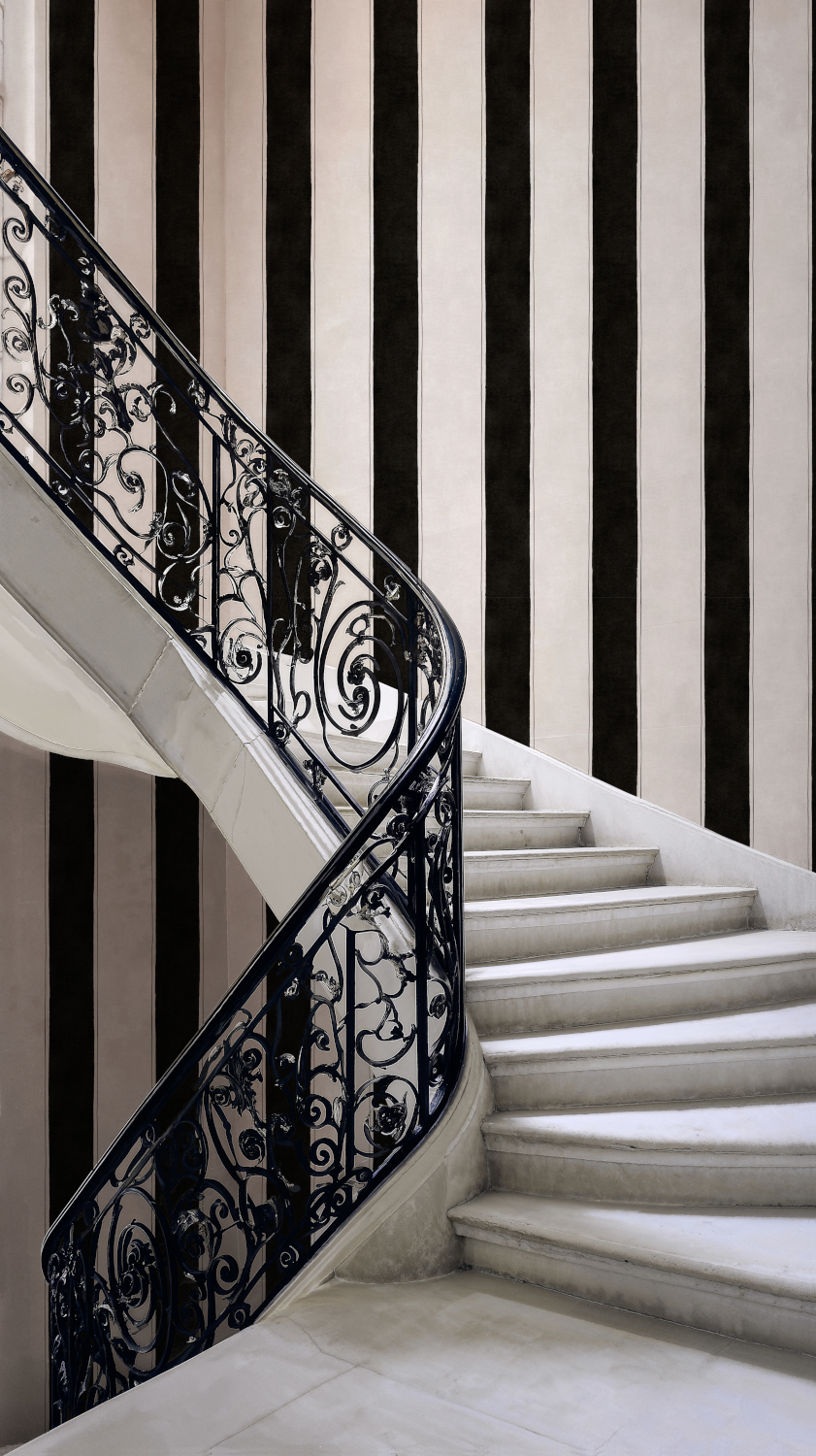 Tapete Florentine Stripe - Onyx
