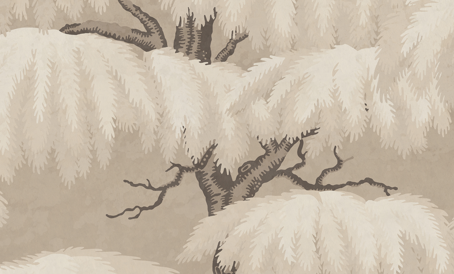 Wandbild Alba - Beige