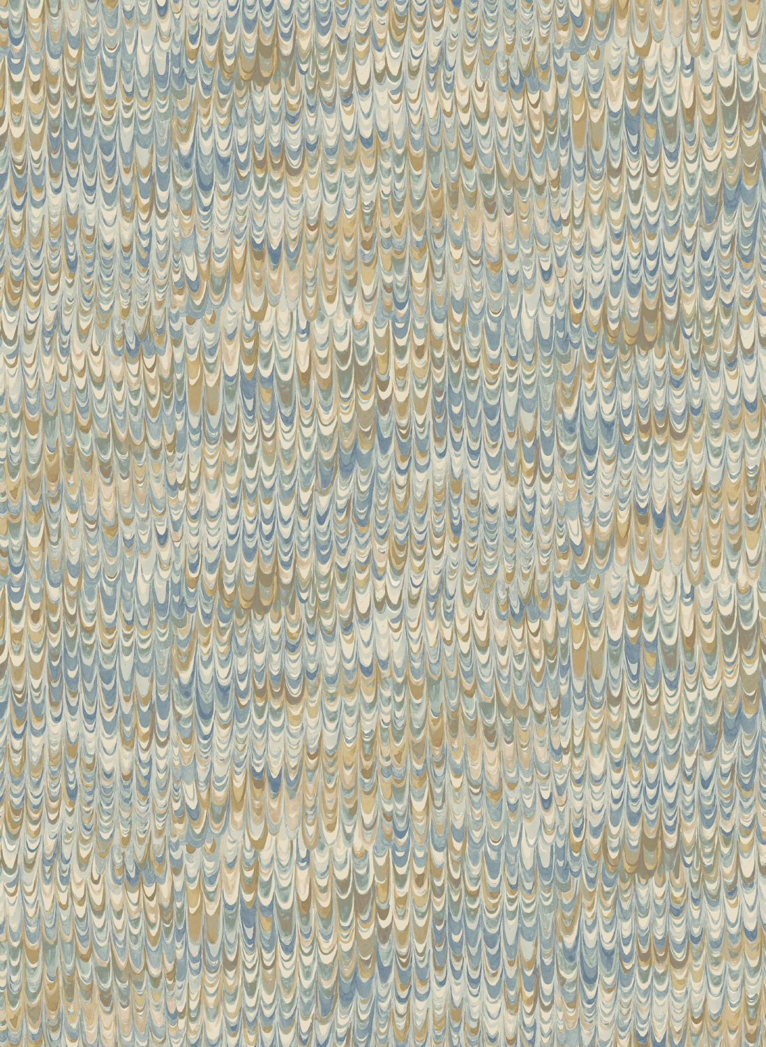 Tapete End Paper - Blue/ Sand