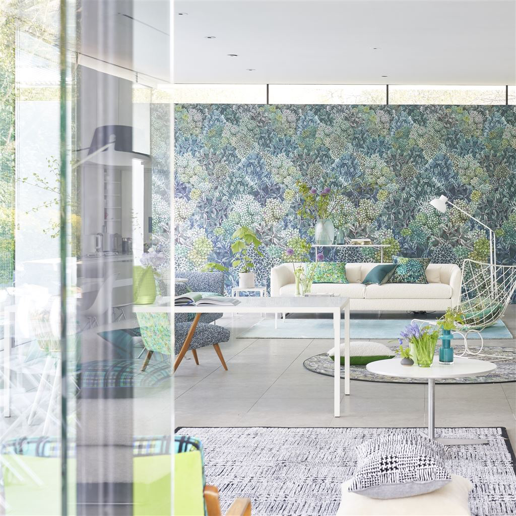 Wandbild Madhya - Azure