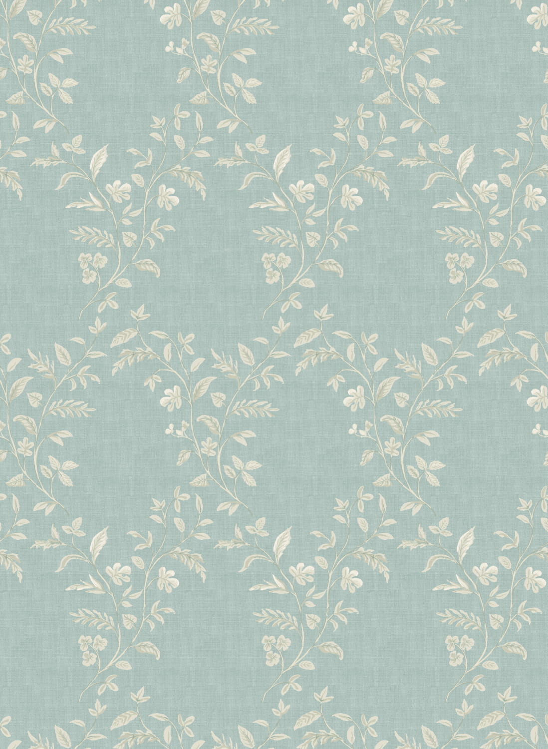 Tapete Hollingbourne Trellis - Aqua