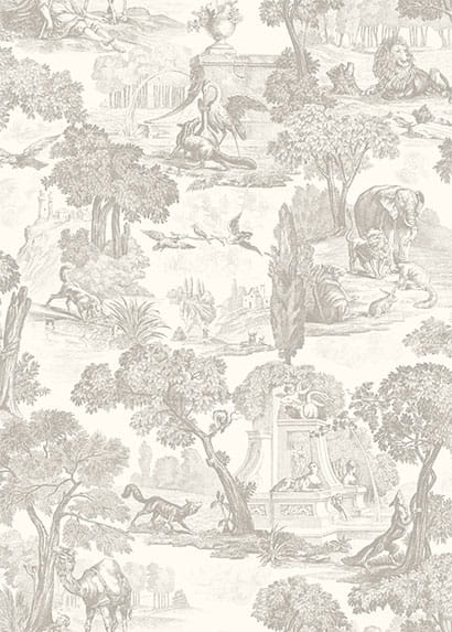 Tapete Versailles - Charcoal