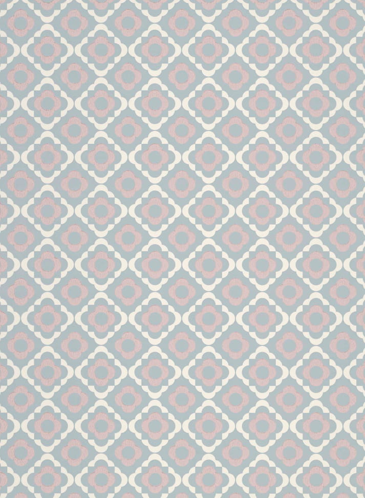 Tapete Quatrefoil - Porcelain