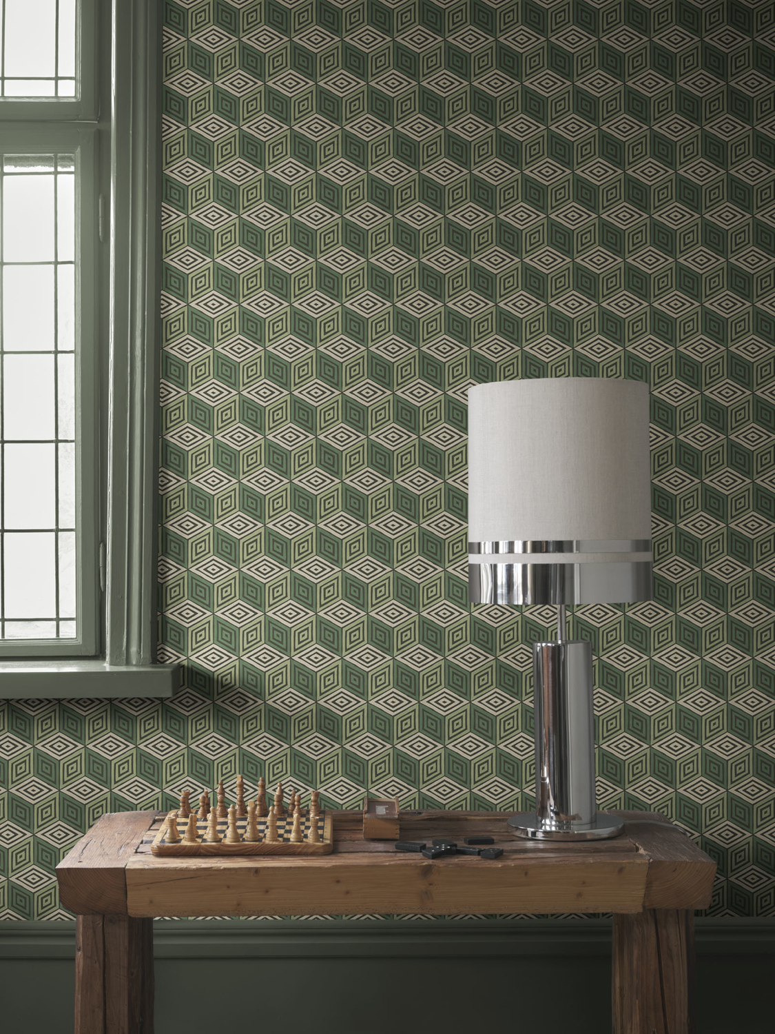 Wandbild Chiara - green