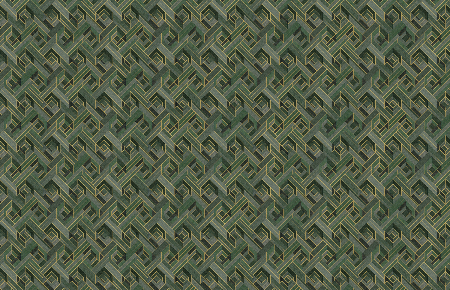 Tapete Hexagonal - Emerald