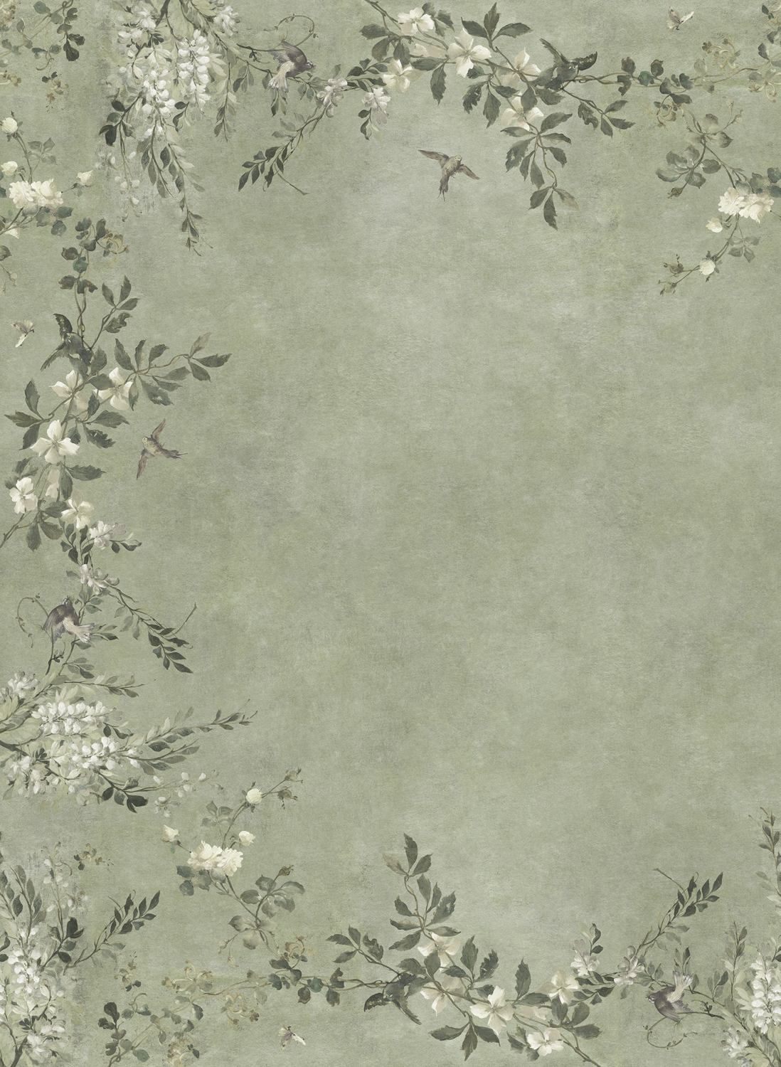 Wandbild Luca Rectangle - Sage Green