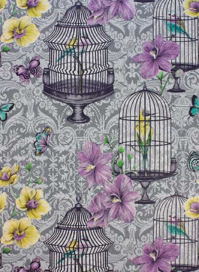 Tapete Orangery - Dove/ Amethyst/ Lemon