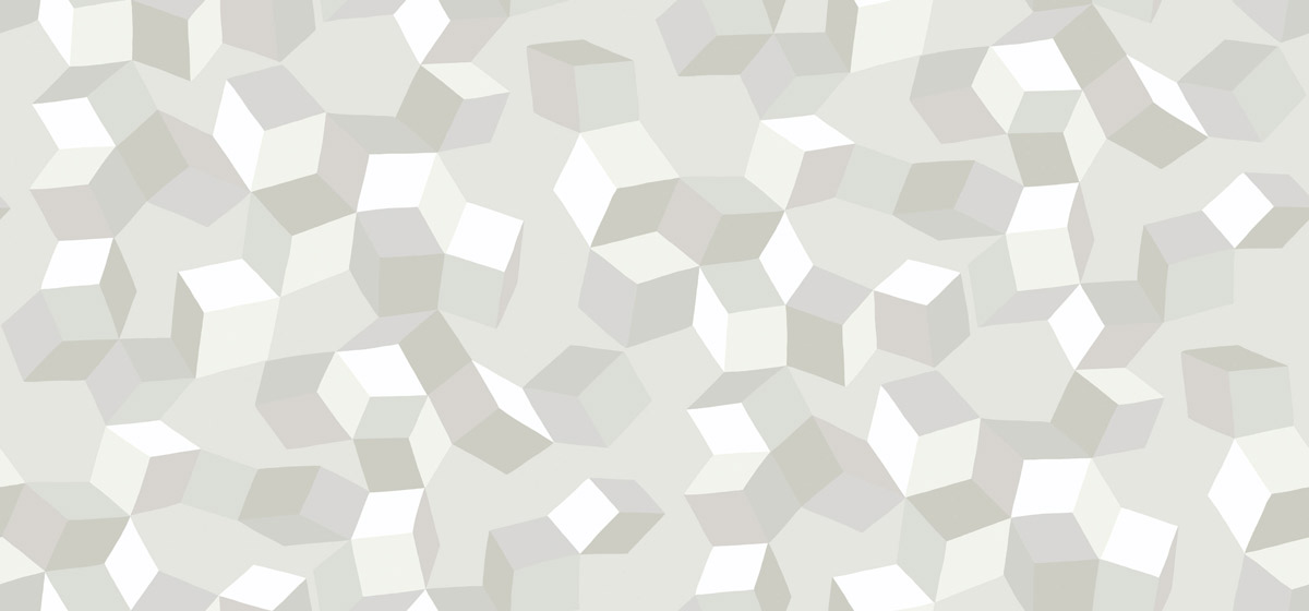 Tapete Puzzle - White on White
