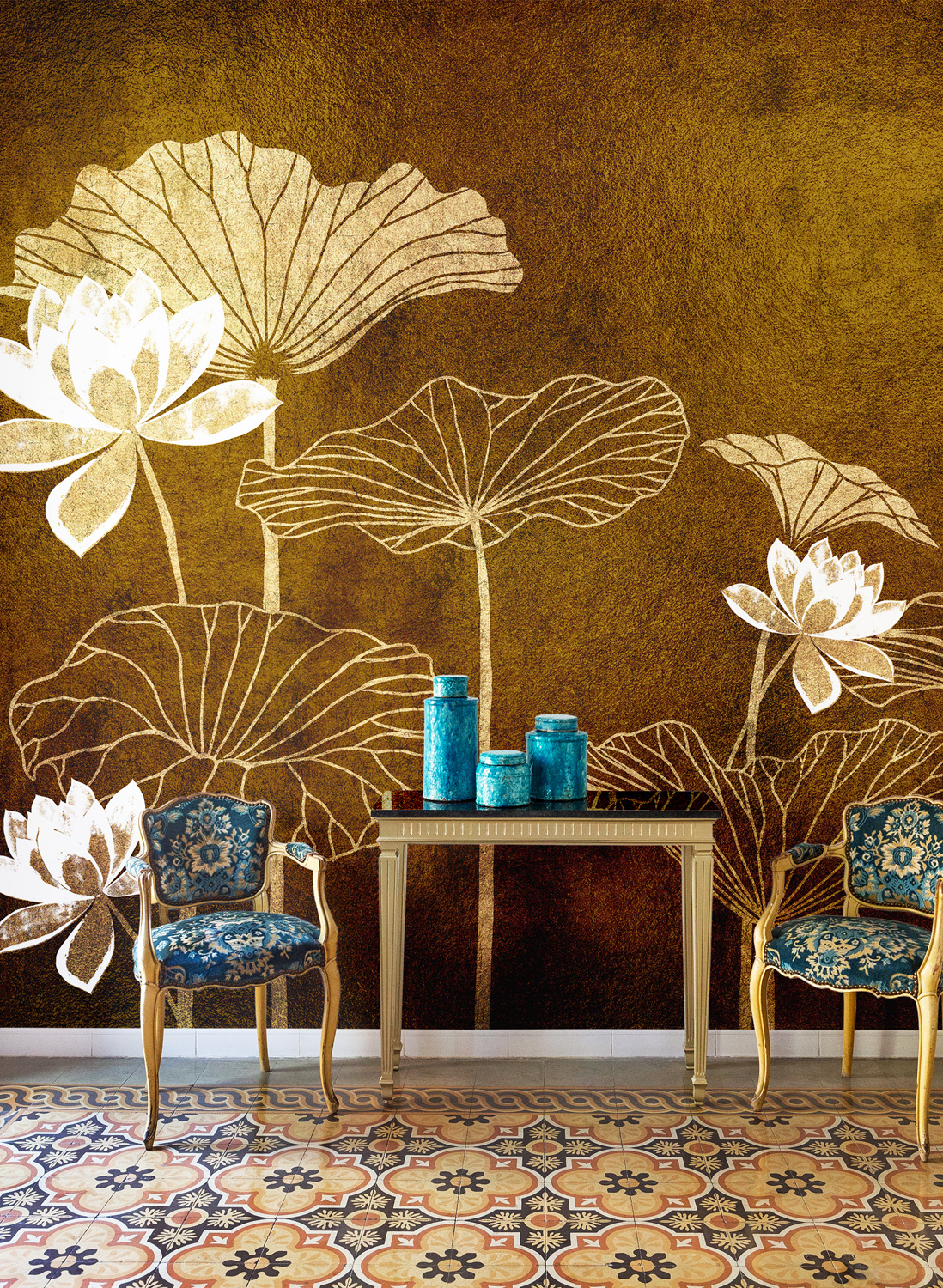 Wandbild Nympha Metallics