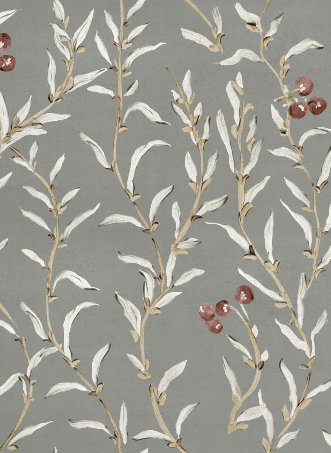 Tapete Wild Blackthorn - Silver