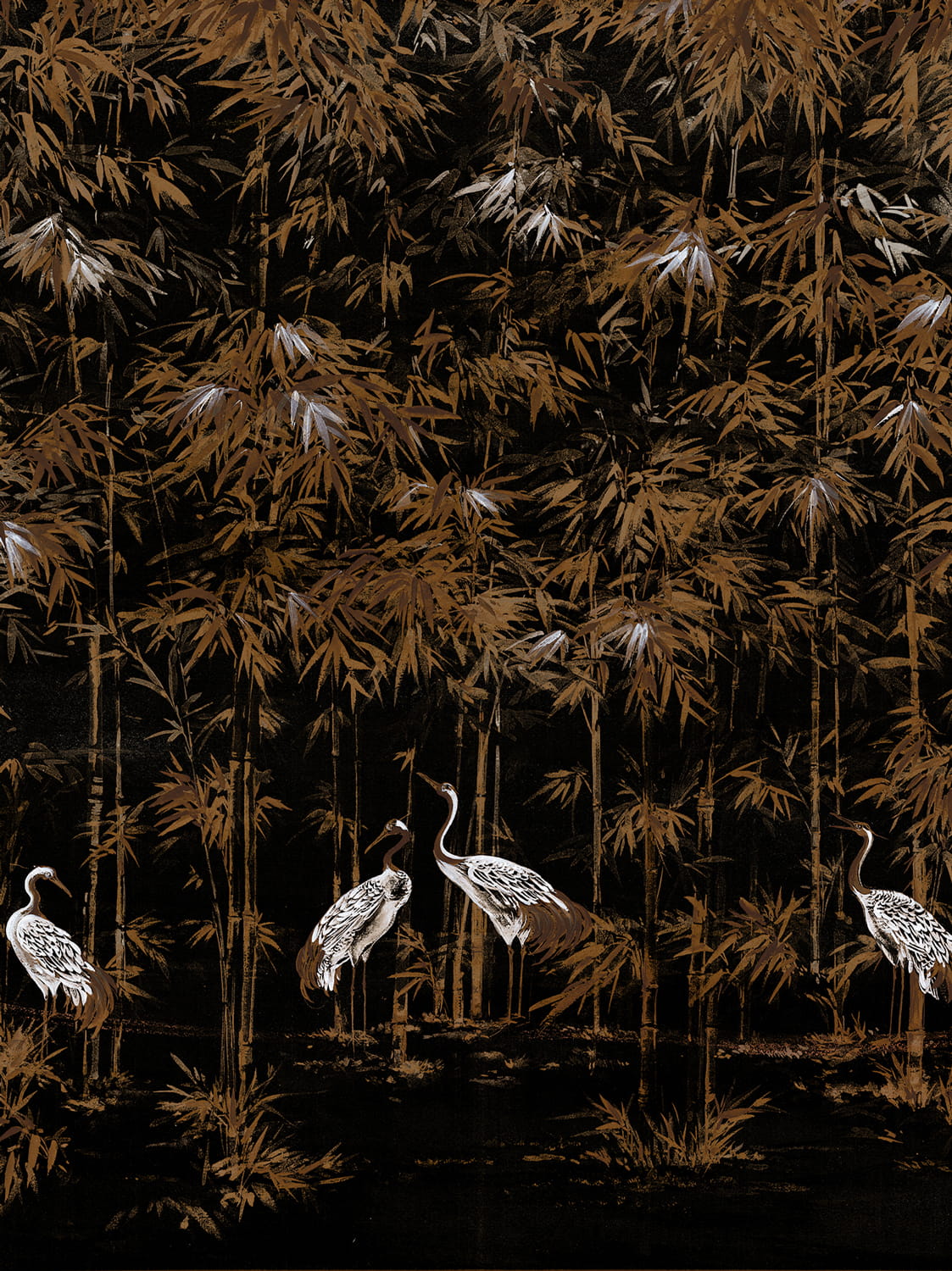 Wandbild Garzas - Coal
