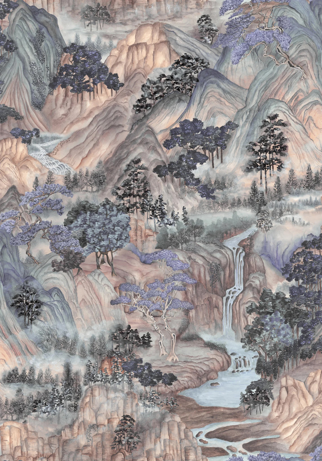 Tapete Mountainscape - Misty