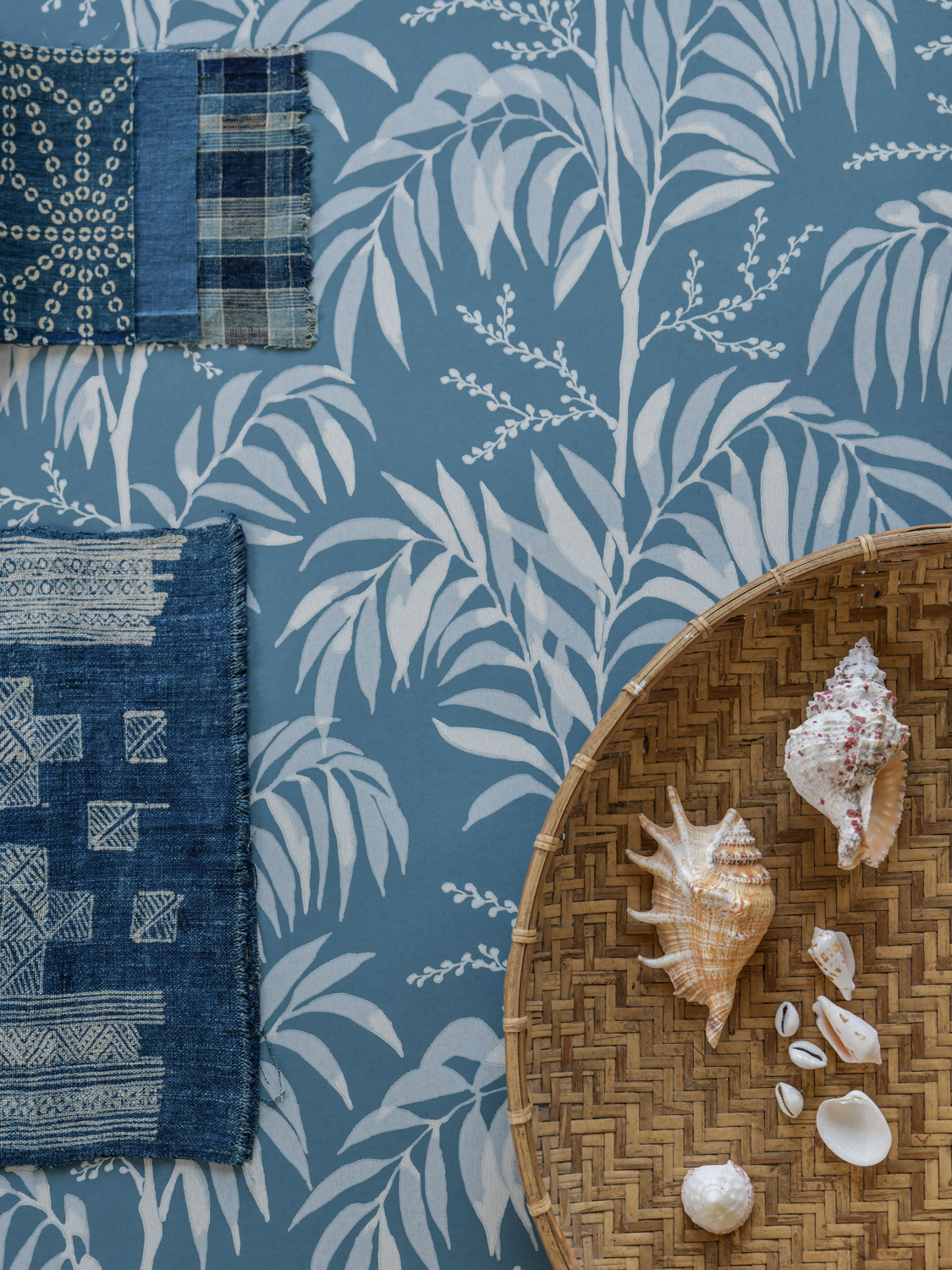 Carta da parati Casablanca Afternoon - Smokey blue