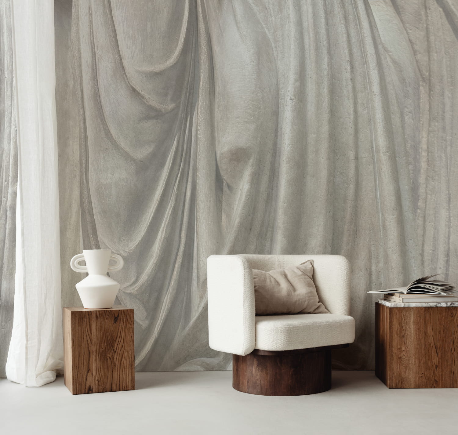 Wandbild Fold - Stone