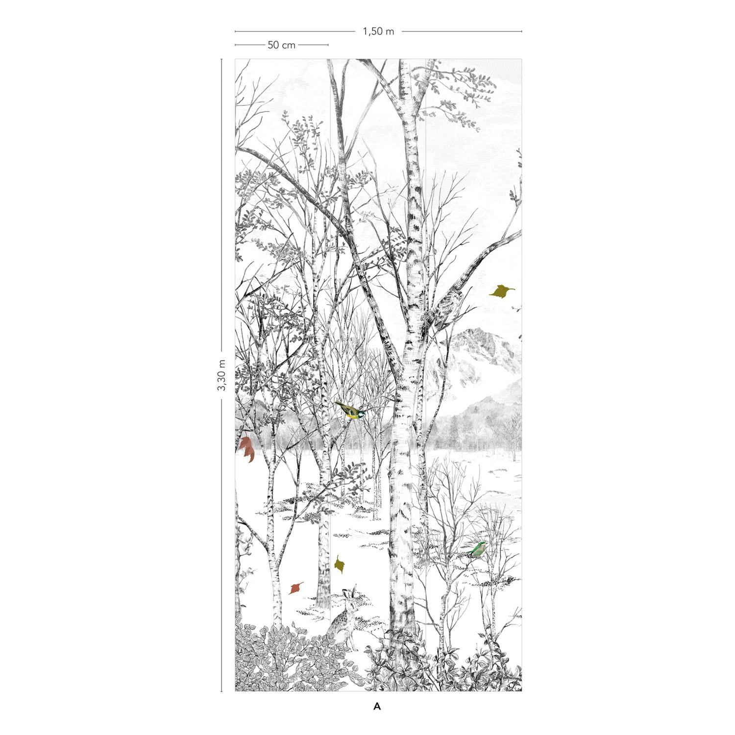 Wandbild Nunavut Natural - Panel A