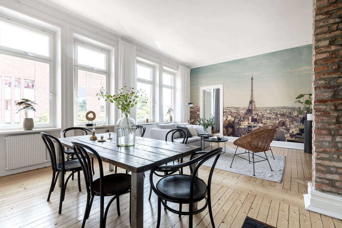 Wandbild Paris La Vie