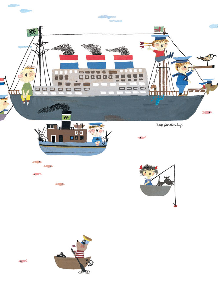 Tapete Holland America Line - White