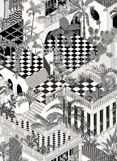 Tapete Miami - Soot & Snow