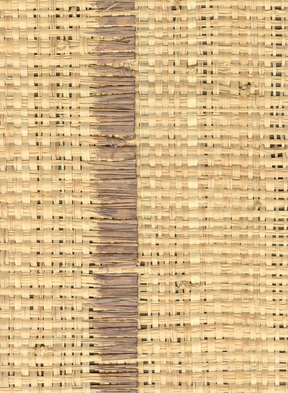 Tapete Raphia Vertical - Tabac