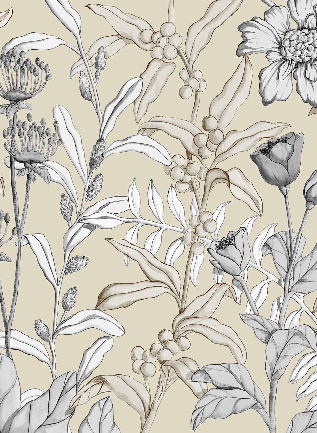 Wandbild Petals and Berries - MHP90