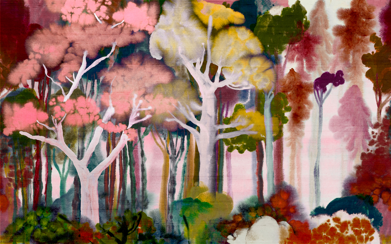 Wandbild Banyan - Red Blossom