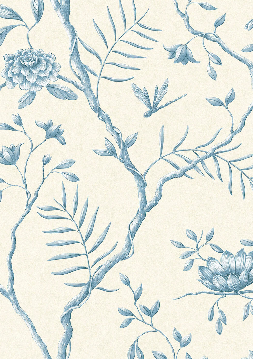 Tapete Jasper Peony - China Blue