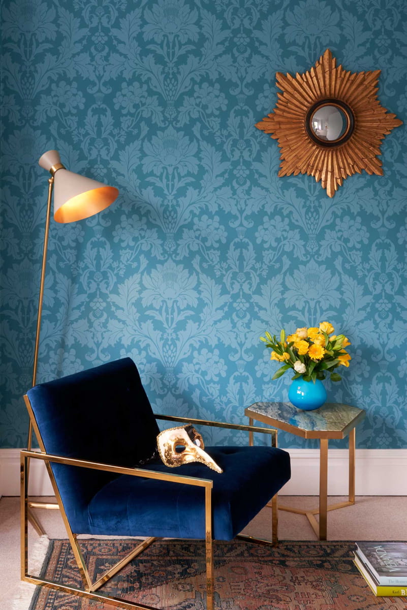 Tapete Fonteyn - Petrol Blue