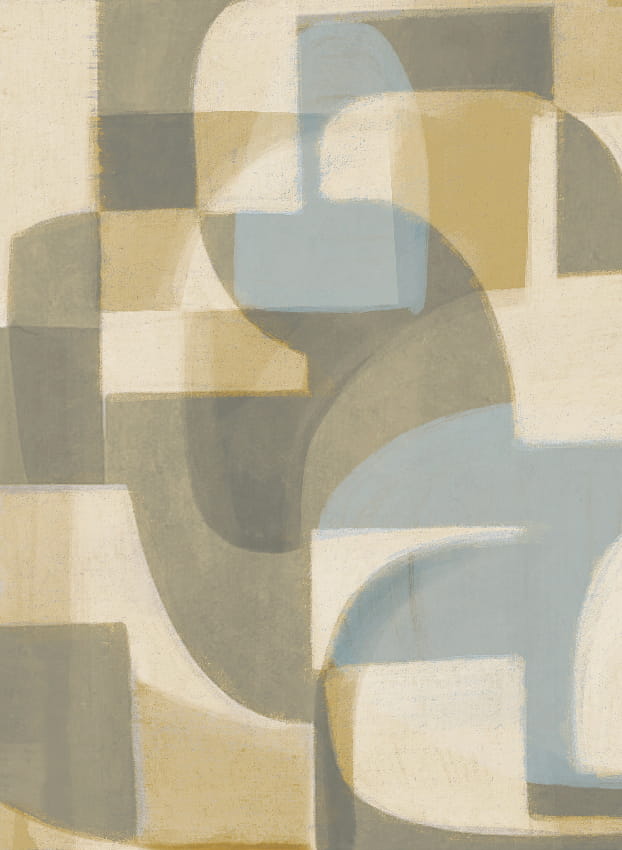 Wandbild Pacha - Yellow Blue Panel 2