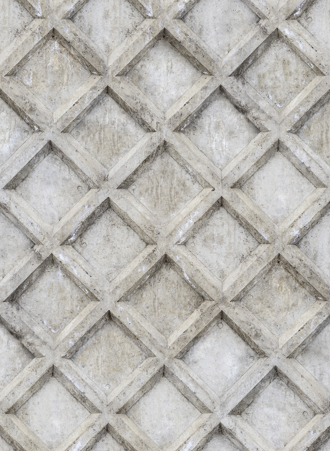 Tapete Small Concrete Trellis - Harsh Grey