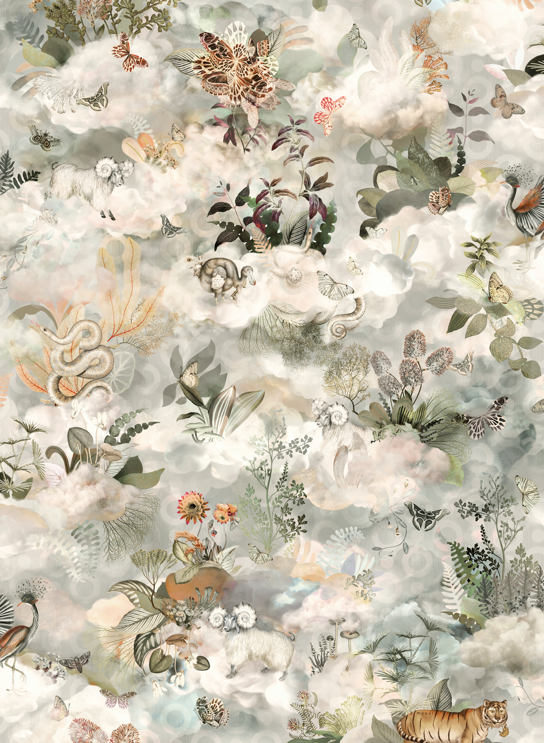 Tapete Memento Moooi Medley - Dawn