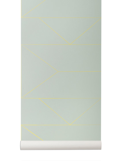 Tapete Lines - Mint