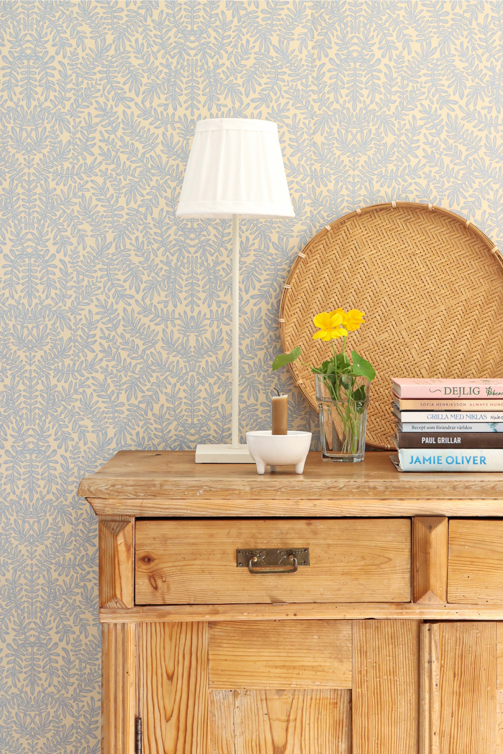 Tapete French Blond - Sea Breeze Blue