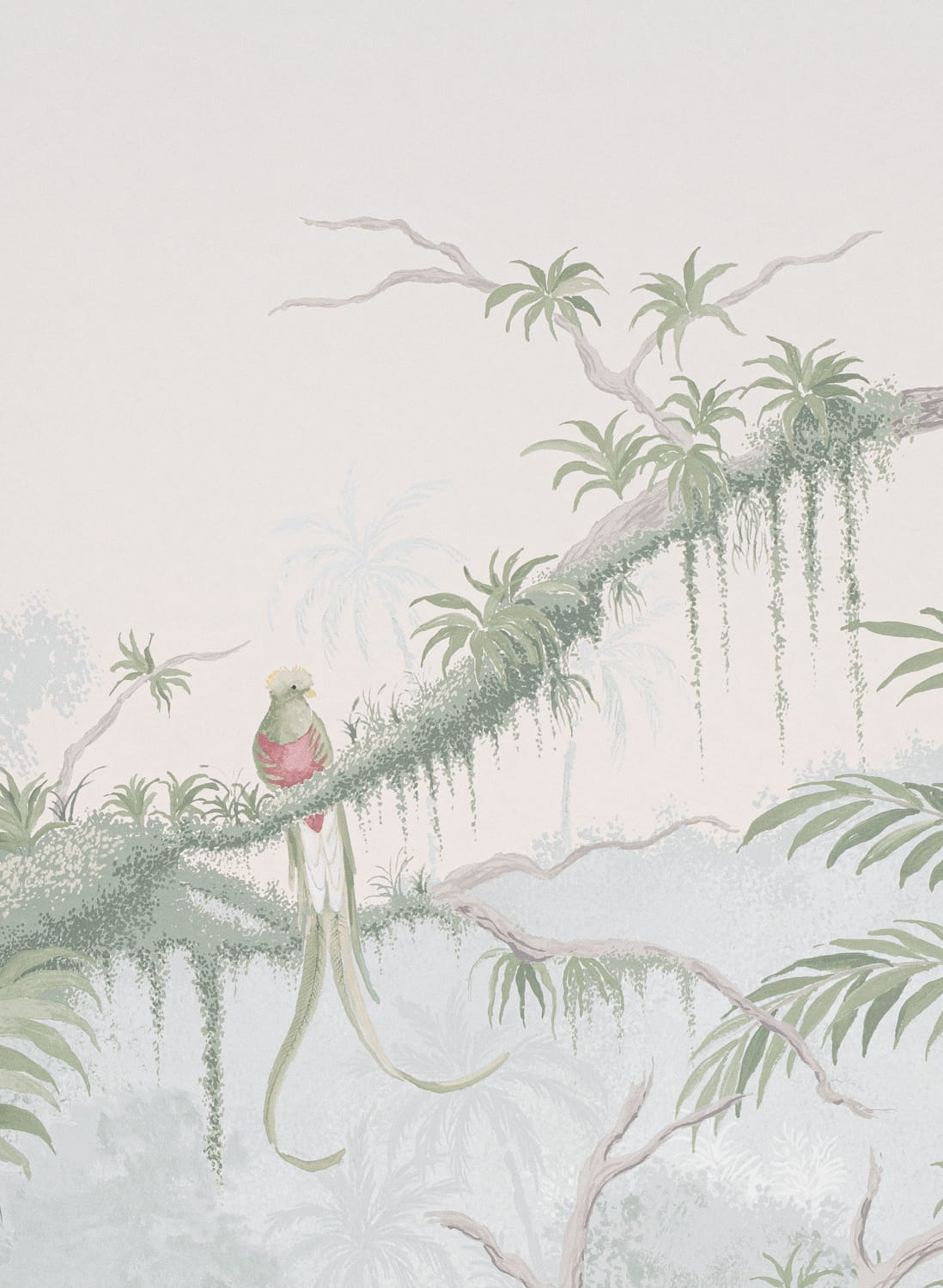 Wandbild Borneo - Vert de Gris