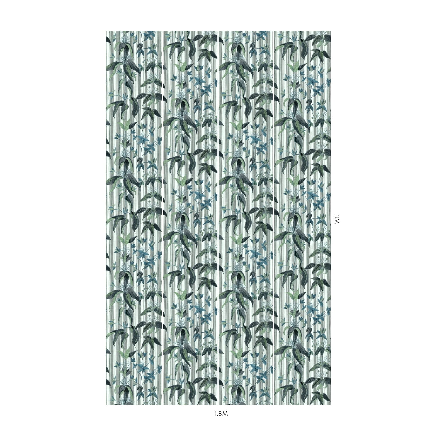 Carta da parati Urtica - Myrtle Stripe