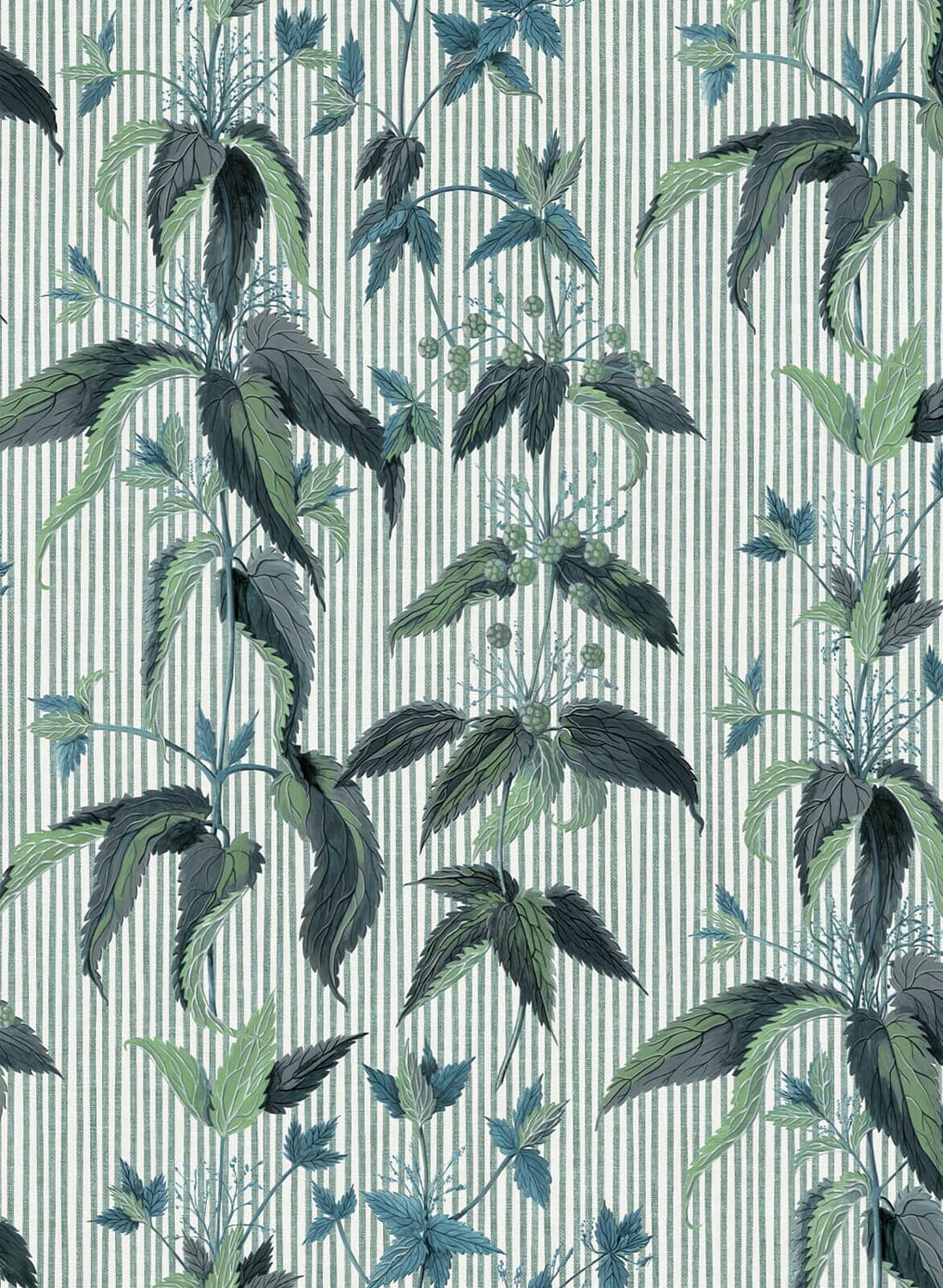 Carta da parati Urtica - Myrtle Stripe