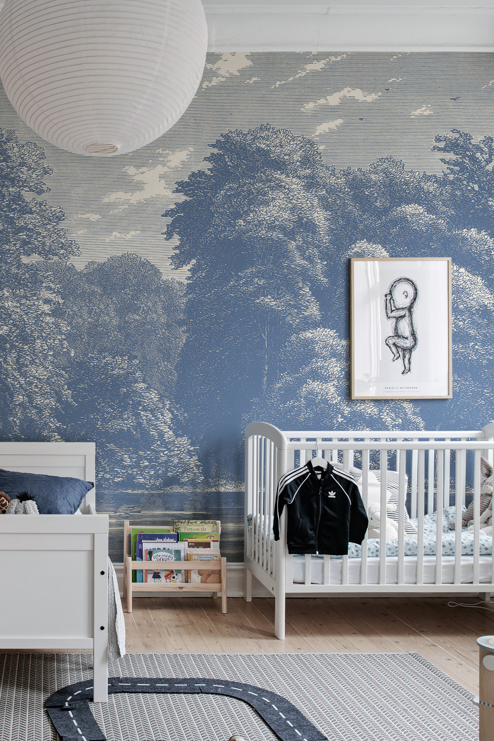 Wandbild Spring Season - Blue