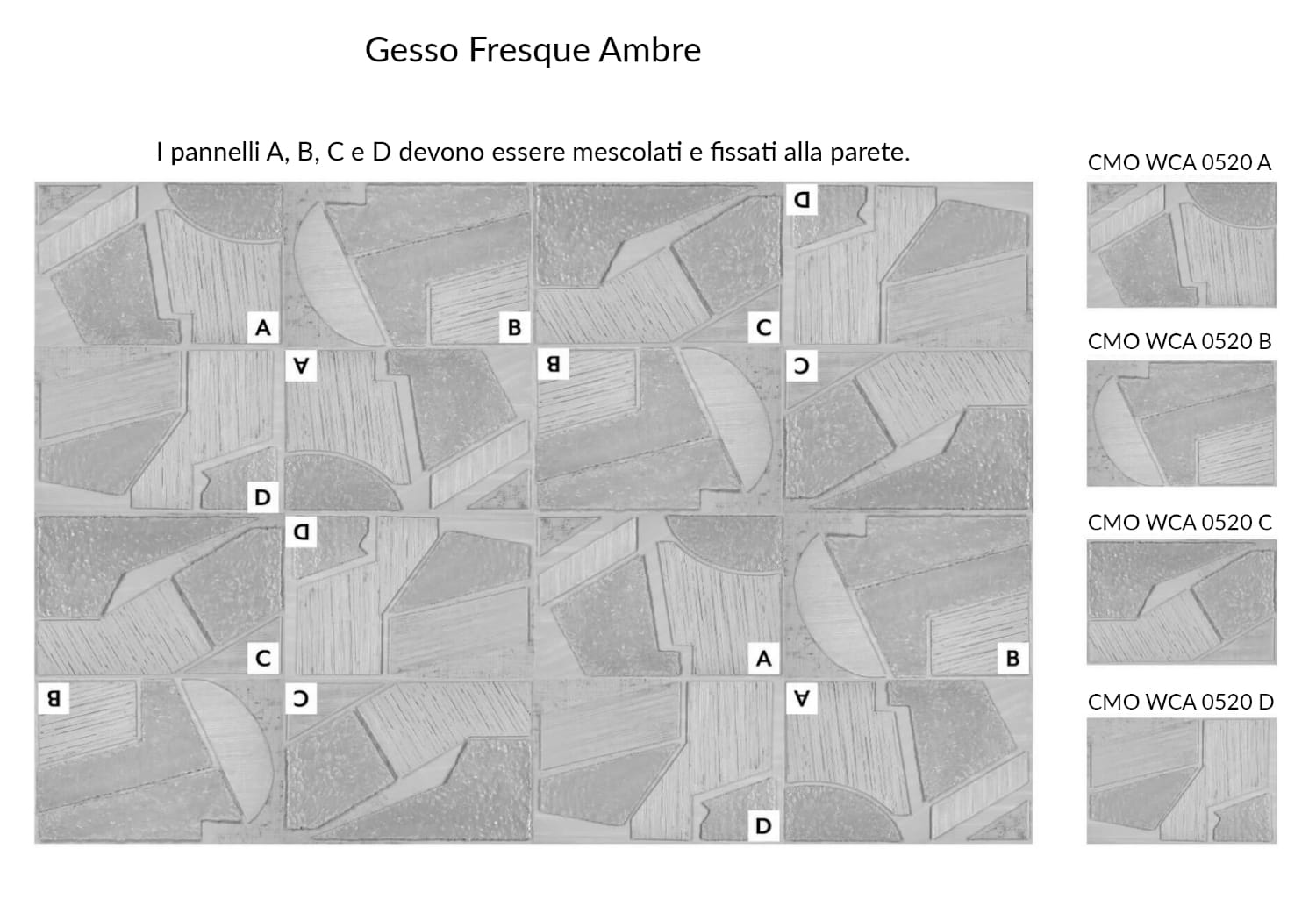 Tapete Gesso Fresque - Ambre A