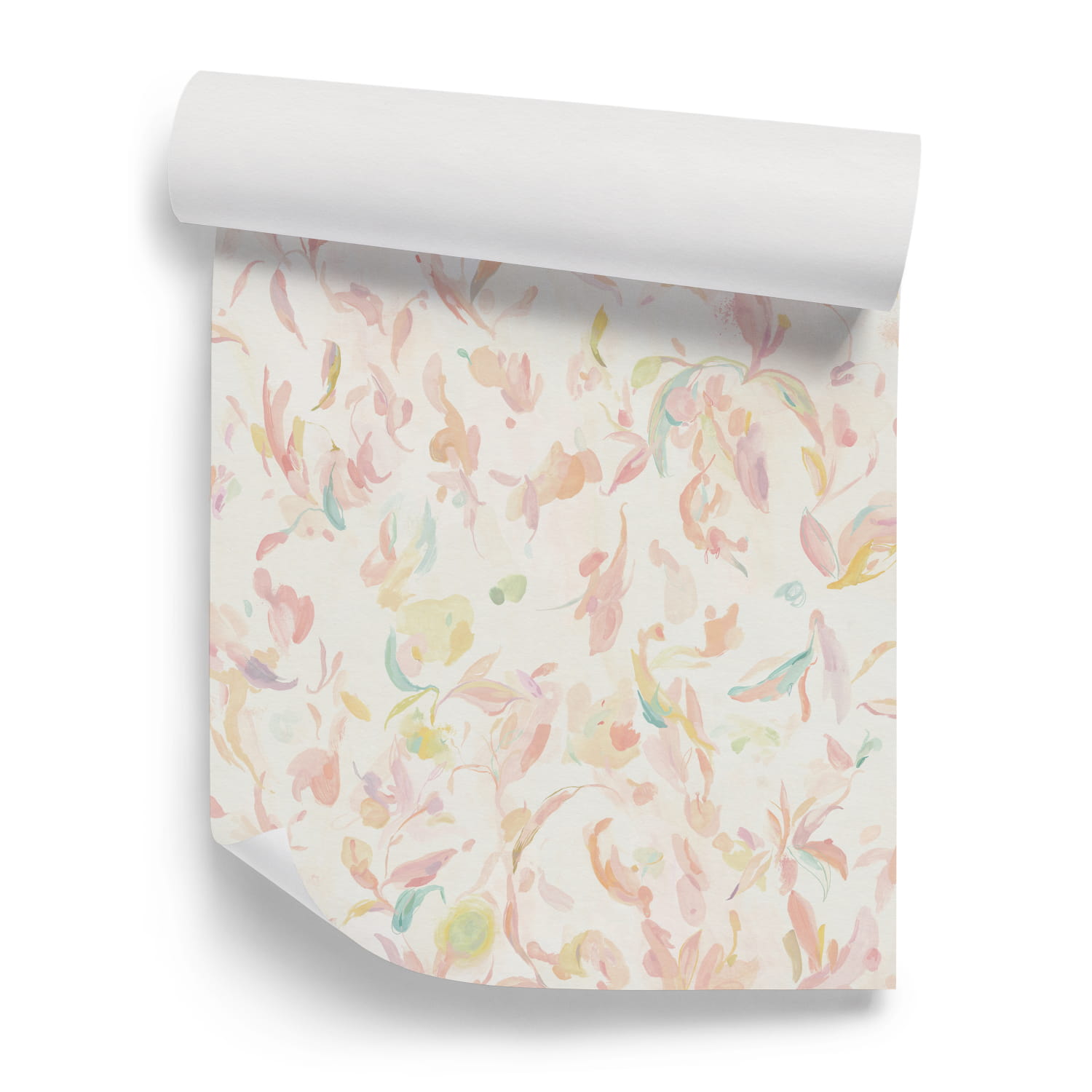 Tapete Abstract Blooms - Peach