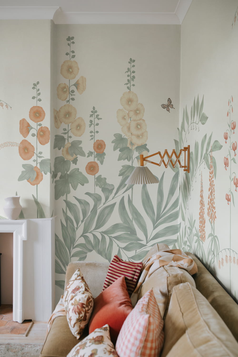 Wandbild Aino - Peach