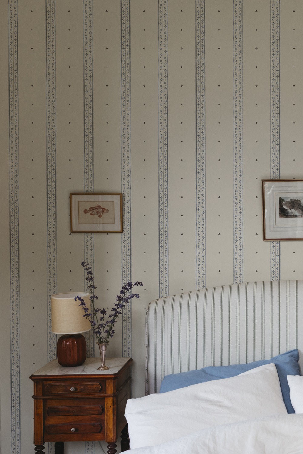 Papier peint Austine - Classic Blue