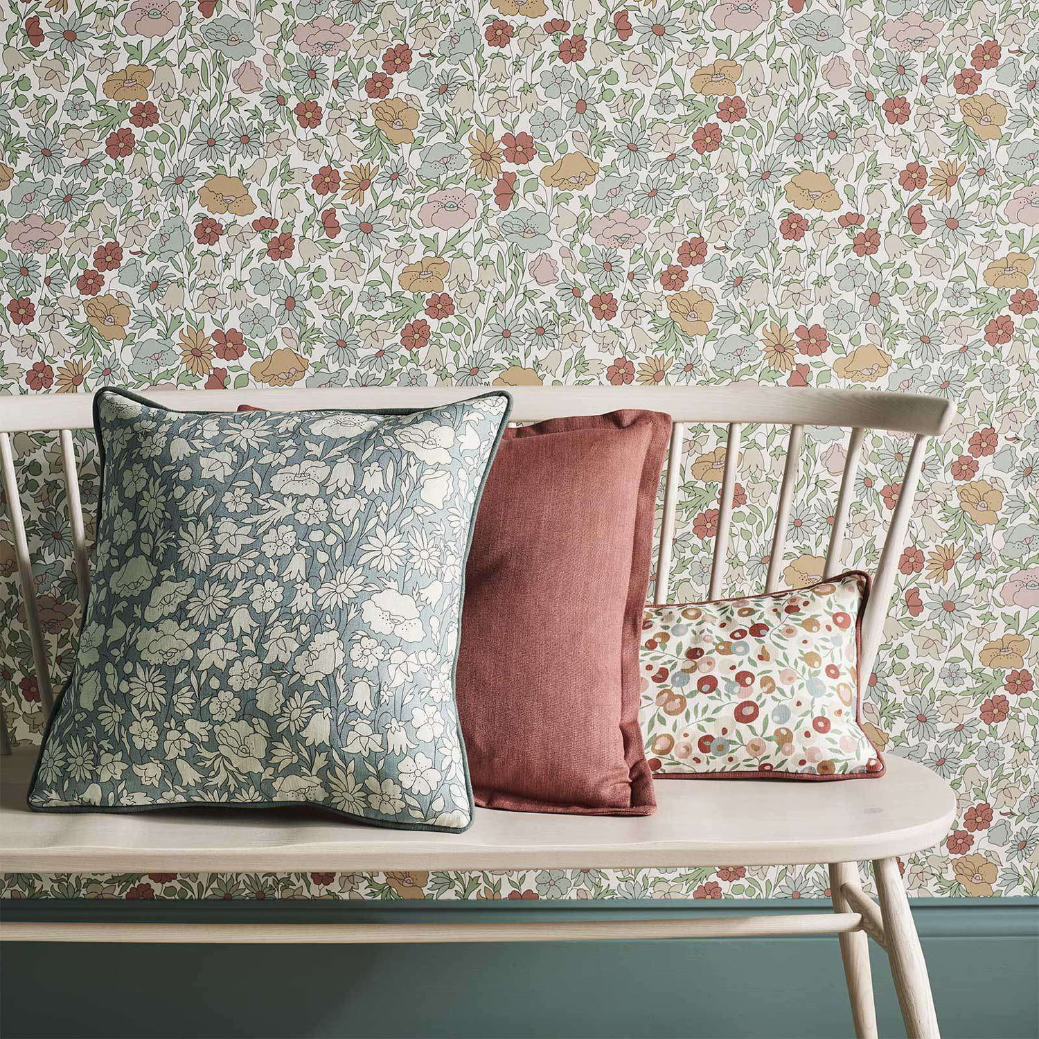 Tapete Poppy Meadowfield - Lichen