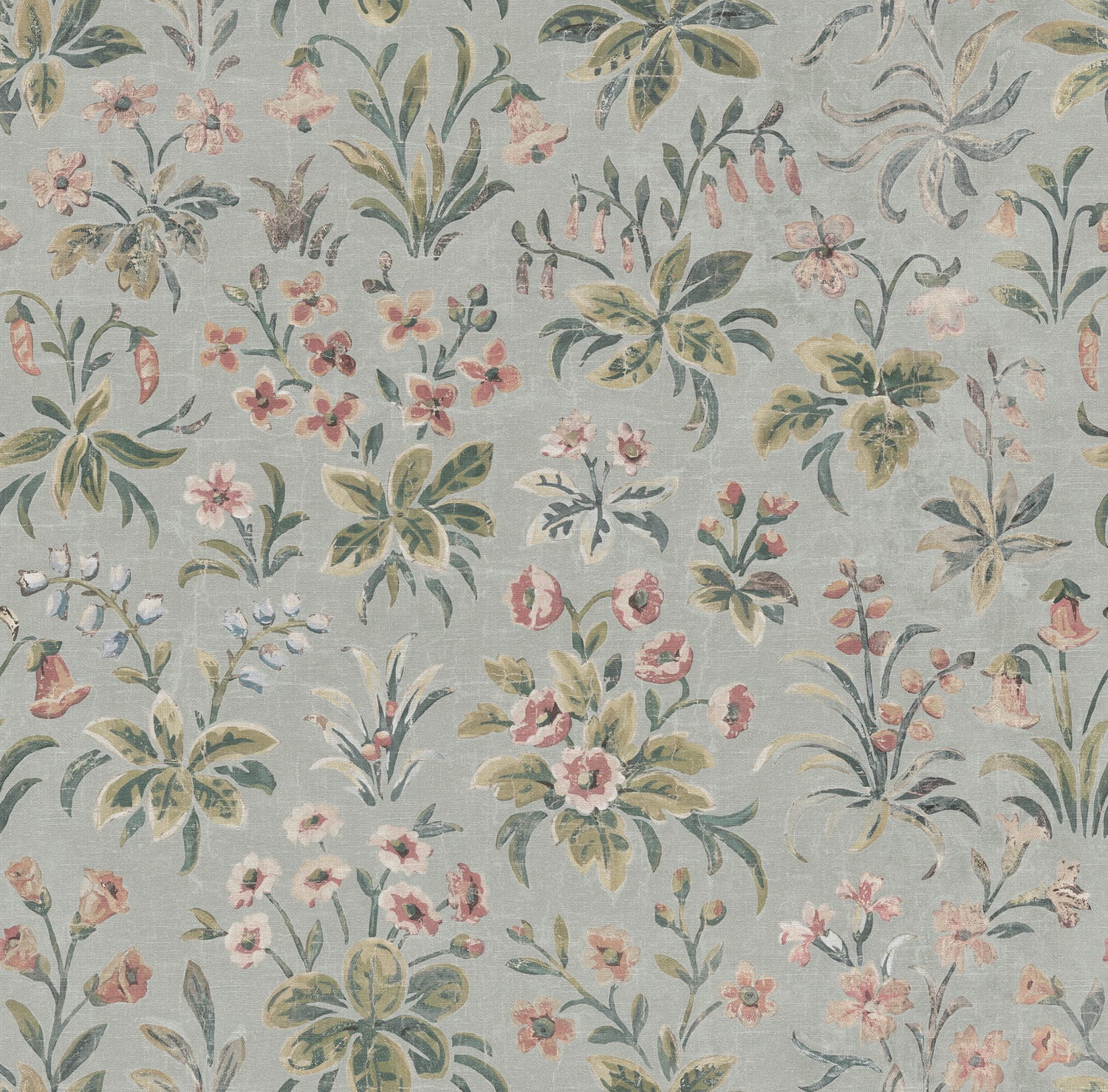 Wandbild Ania - Misty Blue