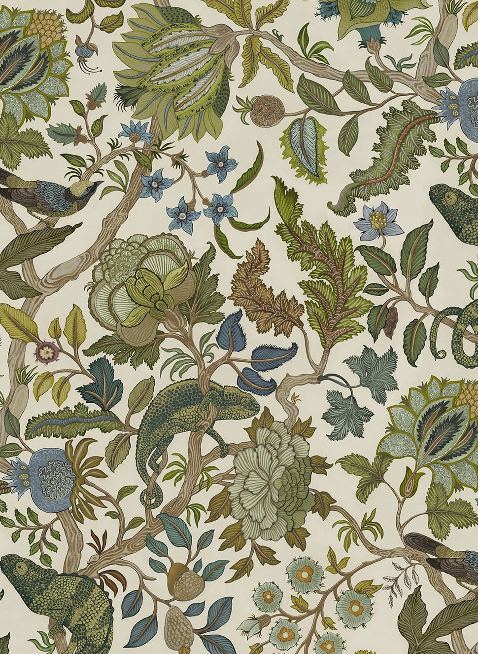 Tapete Chameleon Trail - Sage and Green