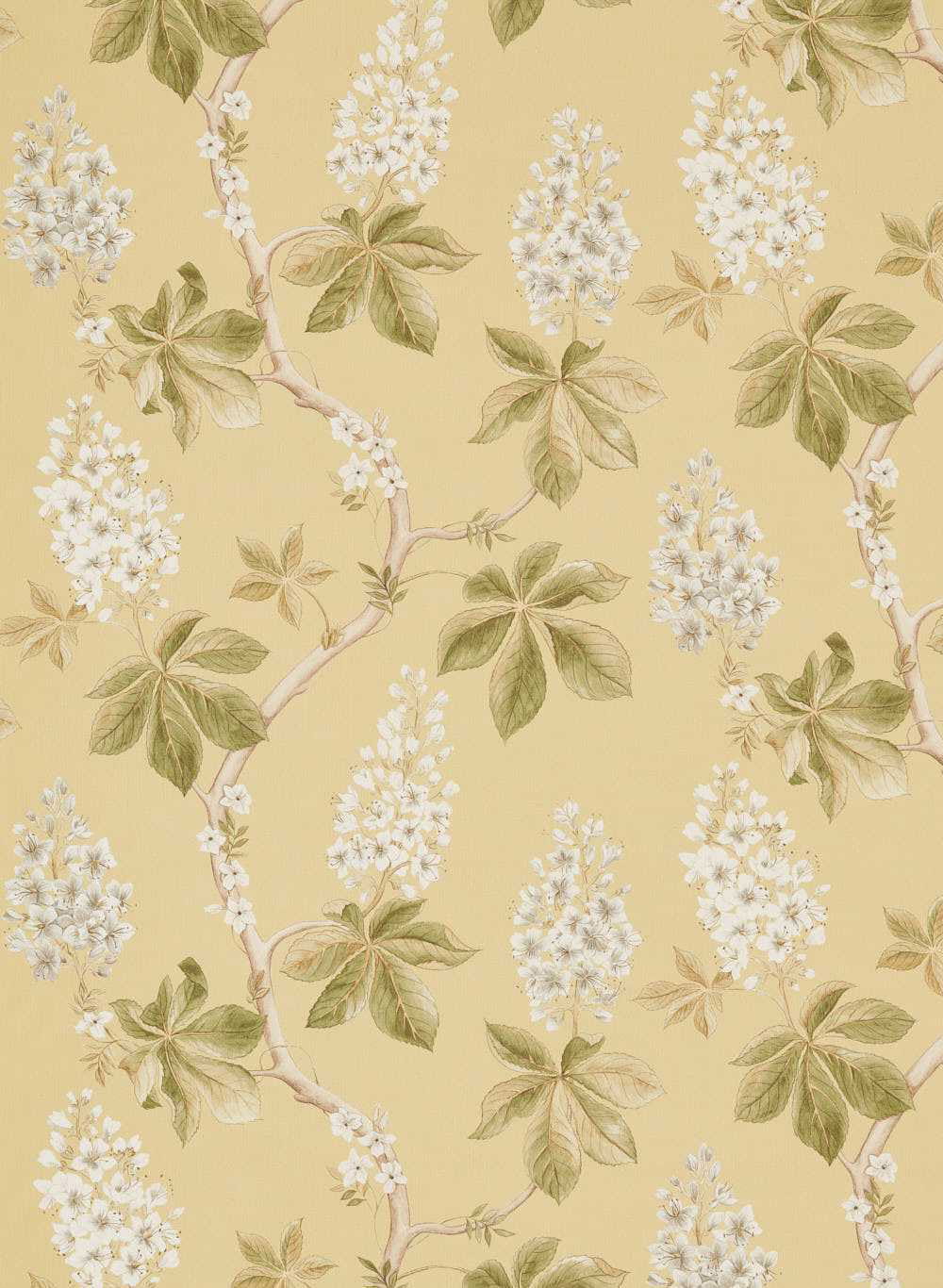 Stoff Chestnut Tree - Lemon/ Lettuce