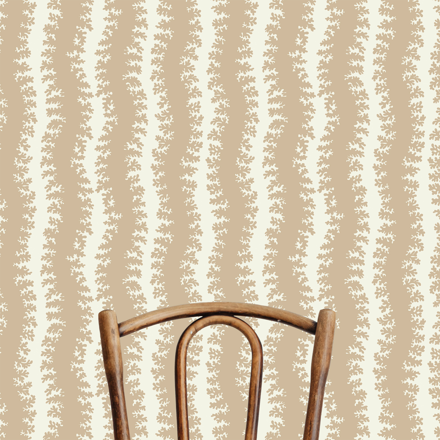 Tapete Elkhorn Stripe - Stepping Stone/ Ringhill White