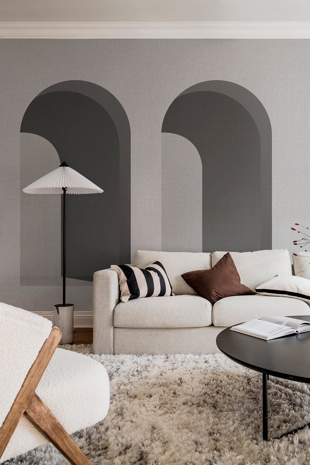 Wandbild Arch - Grey