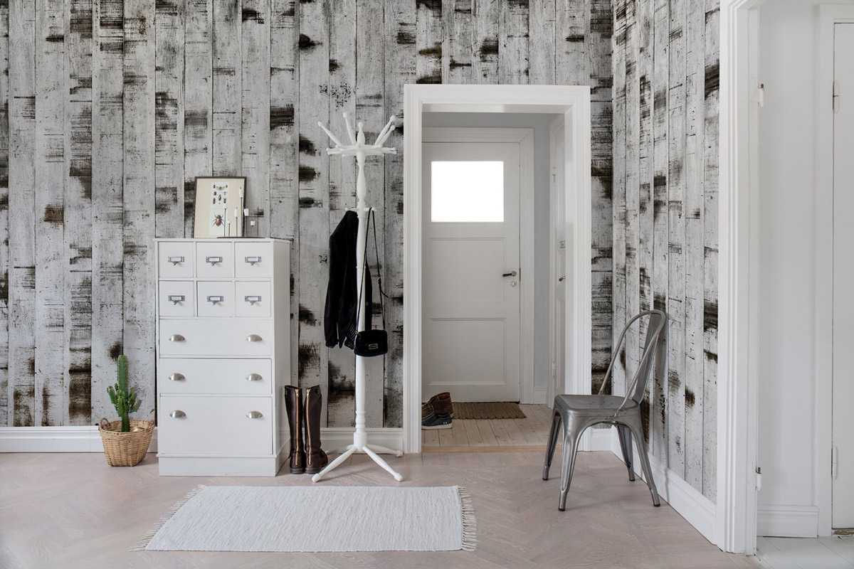 Wandbild Metal Birch