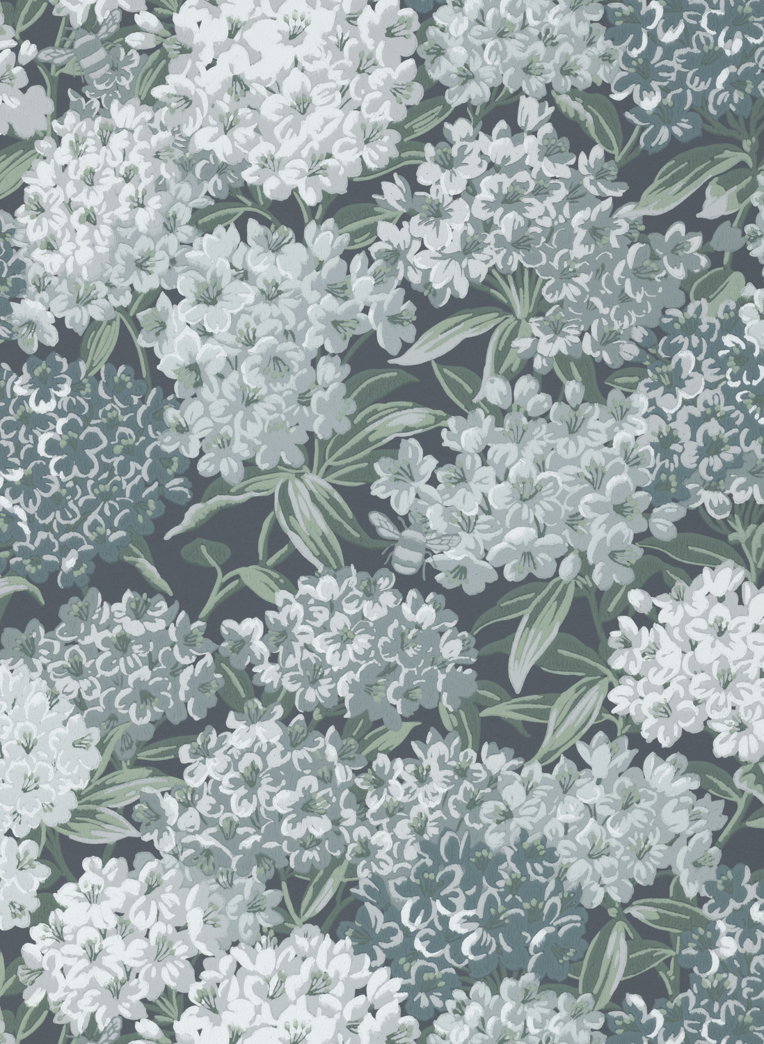 Tapete Rhododendron Walk - Hicks Blue