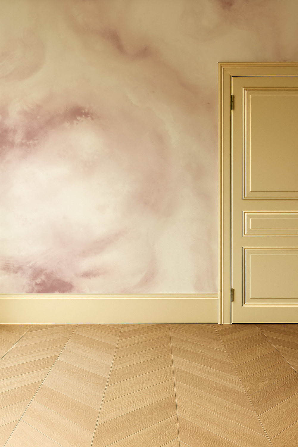 Wandbild Viento - Blush