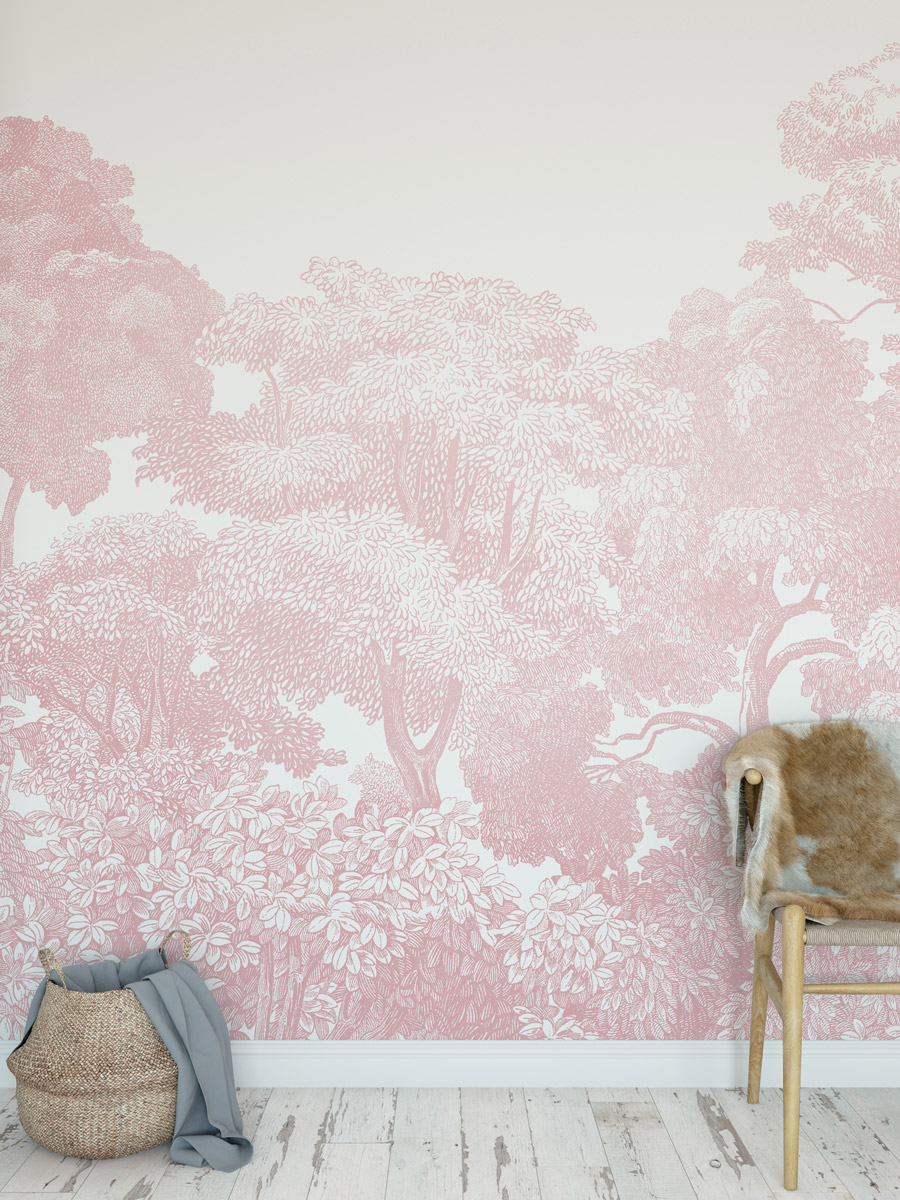 Wandbild Bellewood - Pink